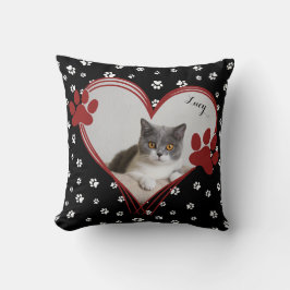 Cat Lover Gift | Pet Keepsake | Aangepaste foto Kussen