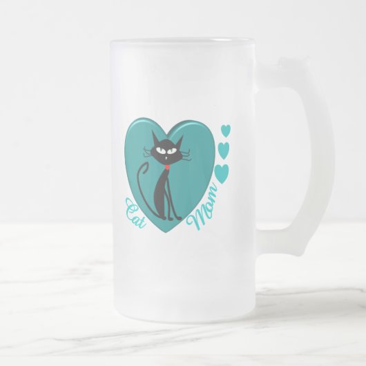 Cat Lover Gifts Matglas Bierpul (Rechts)