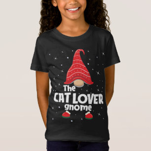 Cat Lover Gnome Family Matching Kerstmis Funny Gi T-shirt