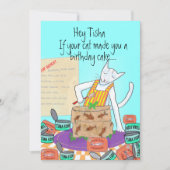 Cat Lover Grappige Verjaardag Van Collega's Groet Kaart (Voorkant)