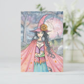 Cat Lover Halloween Briefkaart (Staand voorkant)