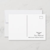 Cat Lover Halloween Briefkaart (Achterkant)