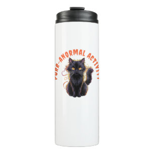 Cat Lover Halloween Spint-anormale activiteit Spoo Thermosbeker
