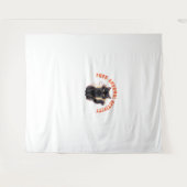 Cat Lover Halloween Spint-anormale activiteit Spoo Wandkleed (Voorkant (horizontaal))