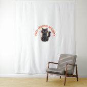 Cat Lover Halloween Spint-anormale activiteit Spoo Wandkleed (In situ)