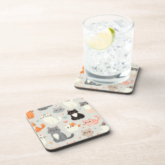 Cat Lover Hard plastiek Onderzetter – Fun Table De