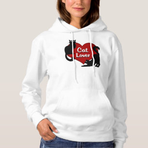 Cat Lover Hoodie Vrouwen Kat Lover Shirten & Gesch