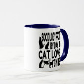 Cat Lover hoogleraar sociologie Mok (Voorkant rechts)