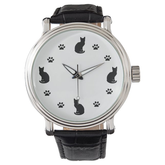 Cat Lover Horloge (Voorkant)