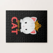 Cat Lover | Ik ben een koningin van Katten Legpuzzel (Horizontaal)