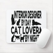 Cat Lover Interior Designer Muismat (Met muis)