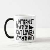 Cat Lover Internist Magische Mok (Links)