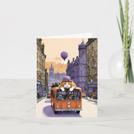 Cat Lover Just to Say I'm Thinking of You Blank Notitiekaartje (Voorkant)