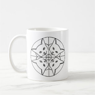 Cat Lover Kaleidoscoop Katten Harten Mokken
