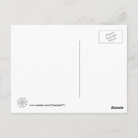 Cat Lover Kaleidoscope Cats Hearts Briefkaarten (Achterkant)