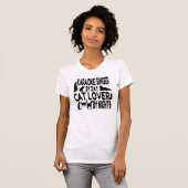 Cat Lover Karaoke Singer T-shirt (Voorkant volledig)