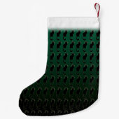 Cat Lover Kerstmis stoppen Gepersonaliseerd stoppe Kleine Kerstsok (Achterkant)