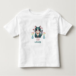 Cat Lover Kinder Shirts