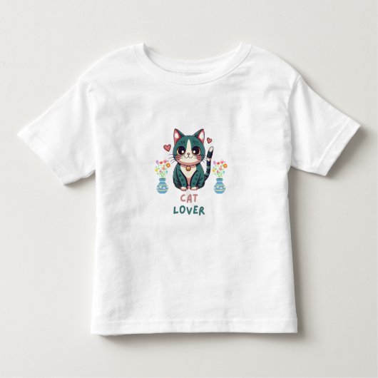 Cat Lover Kinder Shirts (Voorkant)