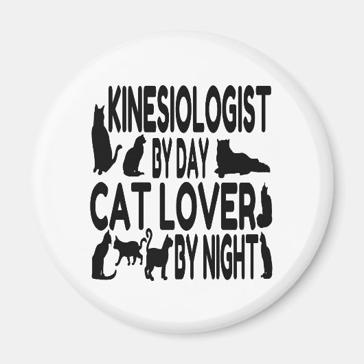 Cat Lover Kinesioloog Magneet (Voorkant)