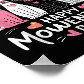 Cat Lover Kitten Happy Valentine Day Mannen Vrouwe Poster (Hoek)