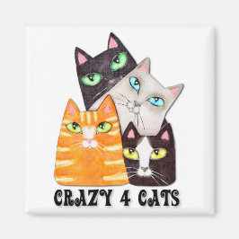 Cat Lover Koelkast Magnet