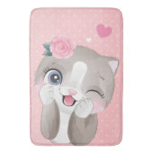 Cat Lover | Kute Little Kittens Badmat (Voorkant Verticaal)