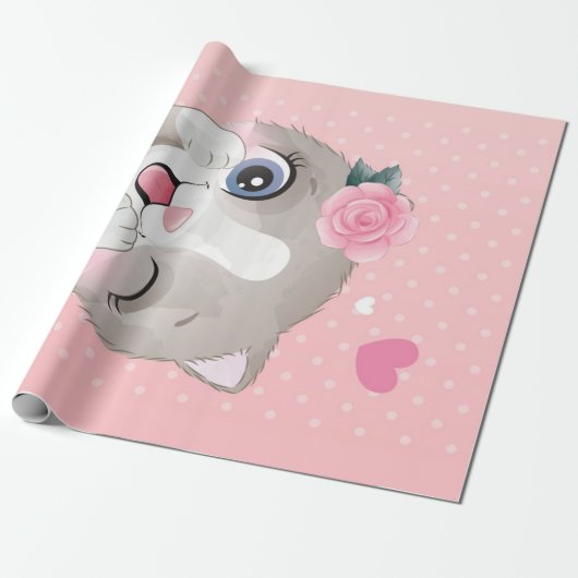 Cat Lover | Kute Little Kittens Cadeaupapier (Uitgerold)