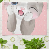 Cat Lover | Kute Little Kittens Theedoek (Gevouwen)