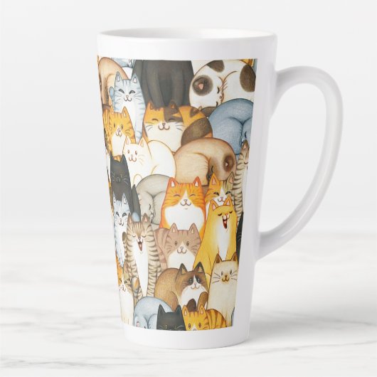 Cat Lover Latte Mok (Rechts)