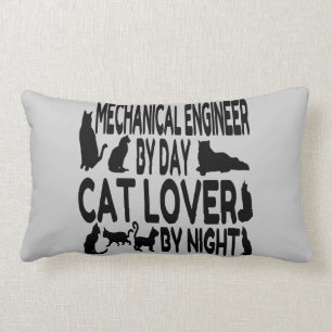 Cat Lover Mechanical Engineer Kussen