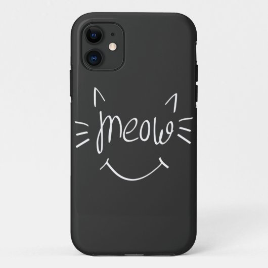 Cat Lover Meow Case-Mate iPhone Case (Achterkant)