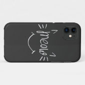 Cat Lover Meow Case-Mate iPhone Case (Achterkant (horizontaal))
