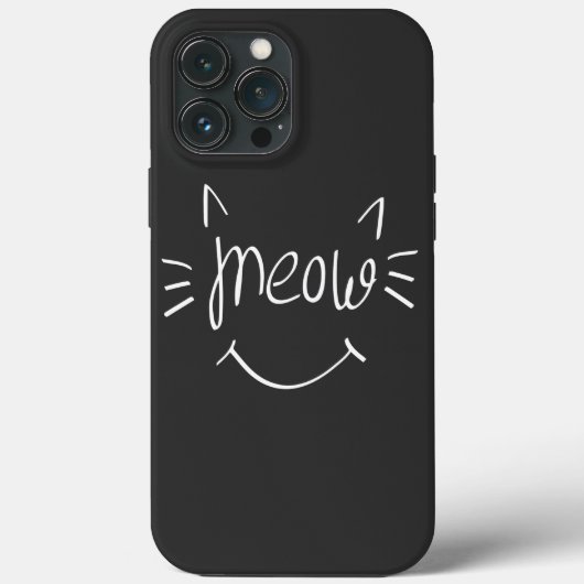 Cat Lover Meow Case-Mate iPhone Case (Achterkant)