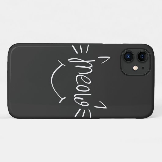 Cat Lover Meow Case-Mate iPhone Case (Achterkant (horizontaal))