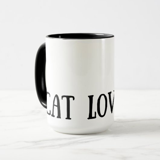 Cat Lover Mok (Voorkant links)