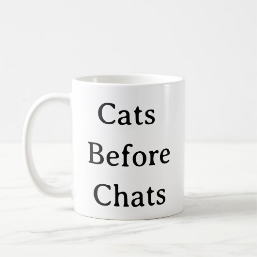 Cat Lover Mok - Katten voor Chats (Links)