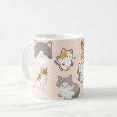 Cat Lover Mok | Schattige cadeau voor Cat Moms & D (Voorkant links)