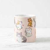 Cat Lover Mok | Schattige cadeau voor Cat Moms & D (Center)