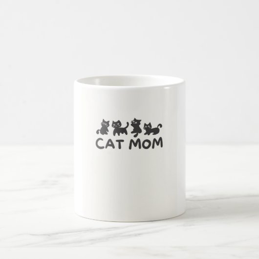 Cat Lover Mom Gift Mok (Center)