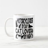 Cat Lover Motorcycle Rider Koffiemok (Links)