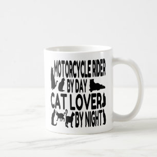 Cat Lover Motorcycle Rider Koffiemok