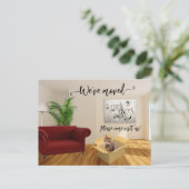 Cat Lover New Home Moving Briefkaart (Staand voorkant)