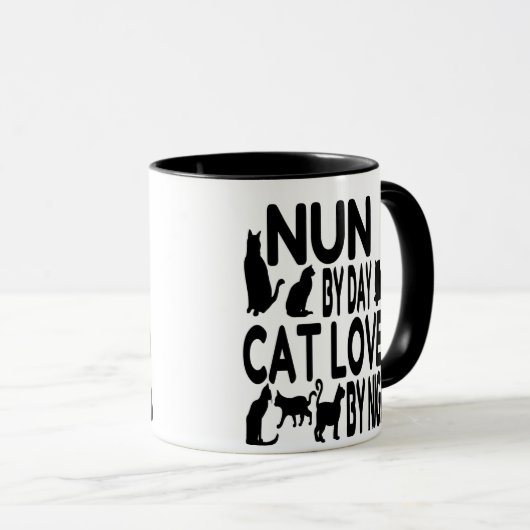 Cat Lover Nun Mok (Voorkant rechts)