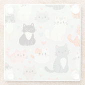 Cat Lover Onderzetter – Leuke tafeldecoratie (Achterkant)