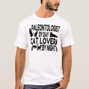 Cat Lover Paleontologist T-shirt