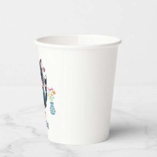 Cat Lover Papieren Bekers (Links)