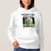 Cat Lover Personalized Pet Photo And Text White Hoodie (Voorkant)