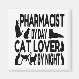 Cat Lover Pharmacist Magneet