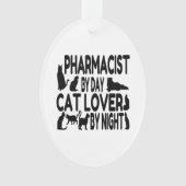 Cat Lover Pharmacist Ornament (voorkant)